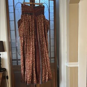 Kantha Bae Silk Maxi Skirt